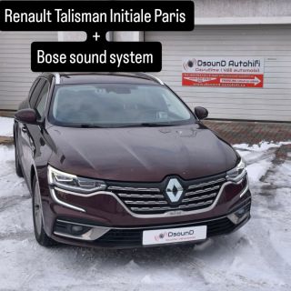 Výměna předních reproduktorů Bose ve vozidle Renault Talisman z roku 2020 v maximální výbavě Initiale Paris s ozvučením...